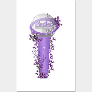 Kepler Floral Lightstick kpop Posters and Art